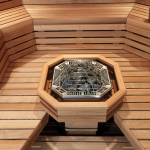 Helo, Finnleo, Best Sauna Prices, Custom Sauna Builders, Pre Built Sauna, Finnish Sauna, Infrared, Traditional Heater, Steam, Health Benefits, Weight Loss, Detoxification.;